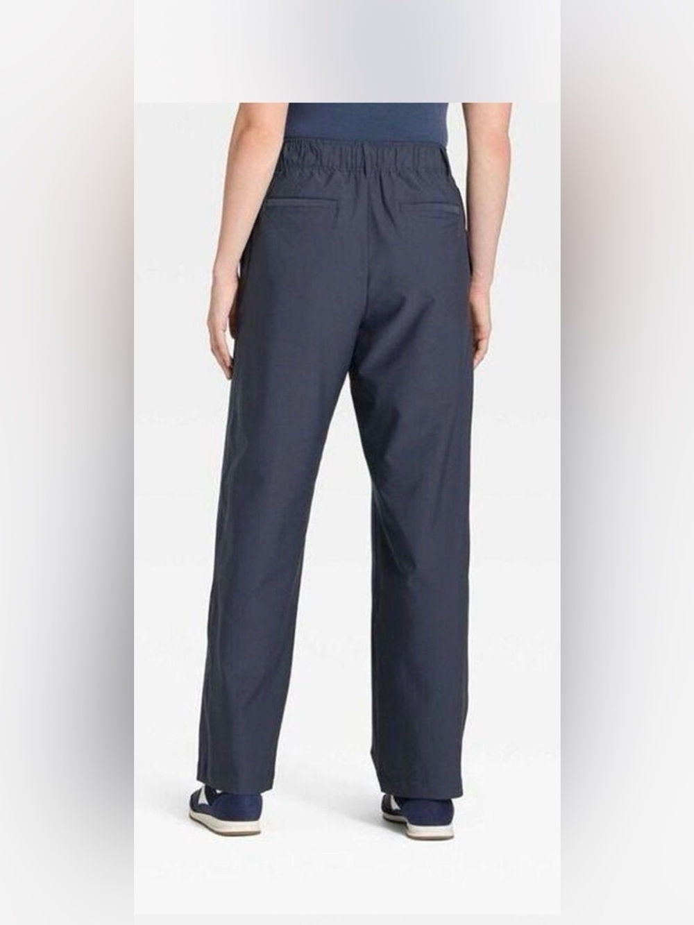 NWT All in Motion High Rise Woven Trousers Navy Blue Size Small - Picture 13 of 13